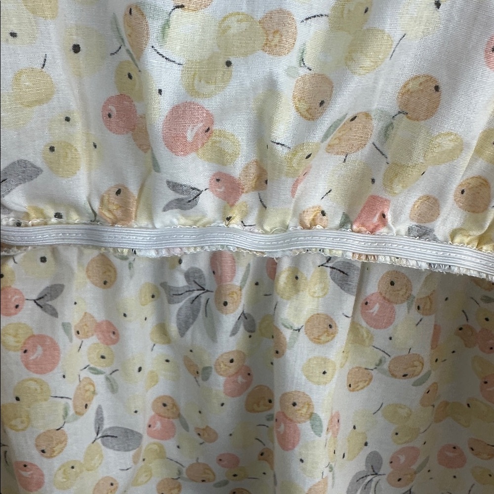 NEW ModCloth Fruit Print Ruffle Sleeveless Tank Top Cotton Peplum Blouse Size 2X - Picture 13 of 16